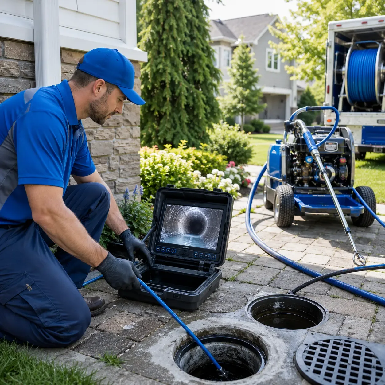 Outdoor drain cleaning professionals serving Prides Crossing, MA